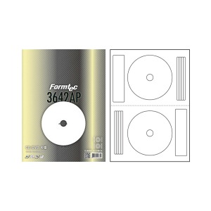 폼텍 CD/DVD라벨(CL-3642AP) 100매 2칸