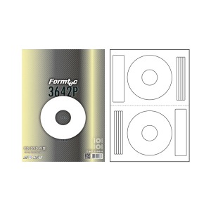 폼텍 CD/DVD라벨(CS-3642P) 20매 2칸