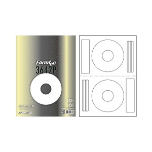 폼텍 CD/DVD라벨(CL-3642P) 100매 2칸